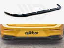 Maxton Design Gloss Black Central Rear Splitter VW Golf Mk8 (2020-)