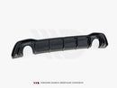 Maxton Design Gloss Black Rear Valance VW Golf Mk8 (GTI Look) (2020-)