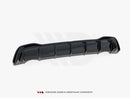 Maxton Design Gloss Black Rear Valance VW Golf Mk8 (2020-)