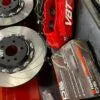 Front Brake Kit 4 Piston Brembo Calipers with 362x32mm 2-Piece Discs