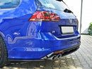 Maxton Design Gloss Black Rear Side Splitters VW Golf Mk7 R Estate (2013-2016)