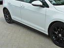 Maxton Design Gloss Black Side Skirts Diffusers VW Golf Mk7 Standard (2012-2016)
