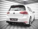 Maxton Design Gloss Black Rear Valance VW Golf R Mk7 (2013-2016)