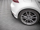 Maxton Design Gloss Black Rear Side Splitters V.4 VW Golf R Mk7 (2013-2016)