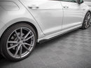 Maxton Design Gloss Black Side Skirts Diffusers V.2 VW Golf R Mk7 (2013-2016)