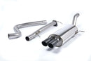 Milltek Ford Fiesta Mk7 ST 1.6L EcoBoost (182PS & 200PS) (13-19) Cat-Back Exhaust – Non-Resonated- Cerakote Black Tips – SSXFD131