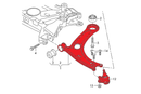 Verkline Adjustable Tubular Front Race Wishbones - MQB