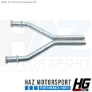 HG MOTORSPORT BULL-X 2.75" NON-RES CENTRE MID PIPES DELETE FOR AUDI RS4 RS5 B9