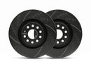 Vagbremtechnic Drilled & Grooved Front Brake Discs Pr 345x30 -S4 12/10>